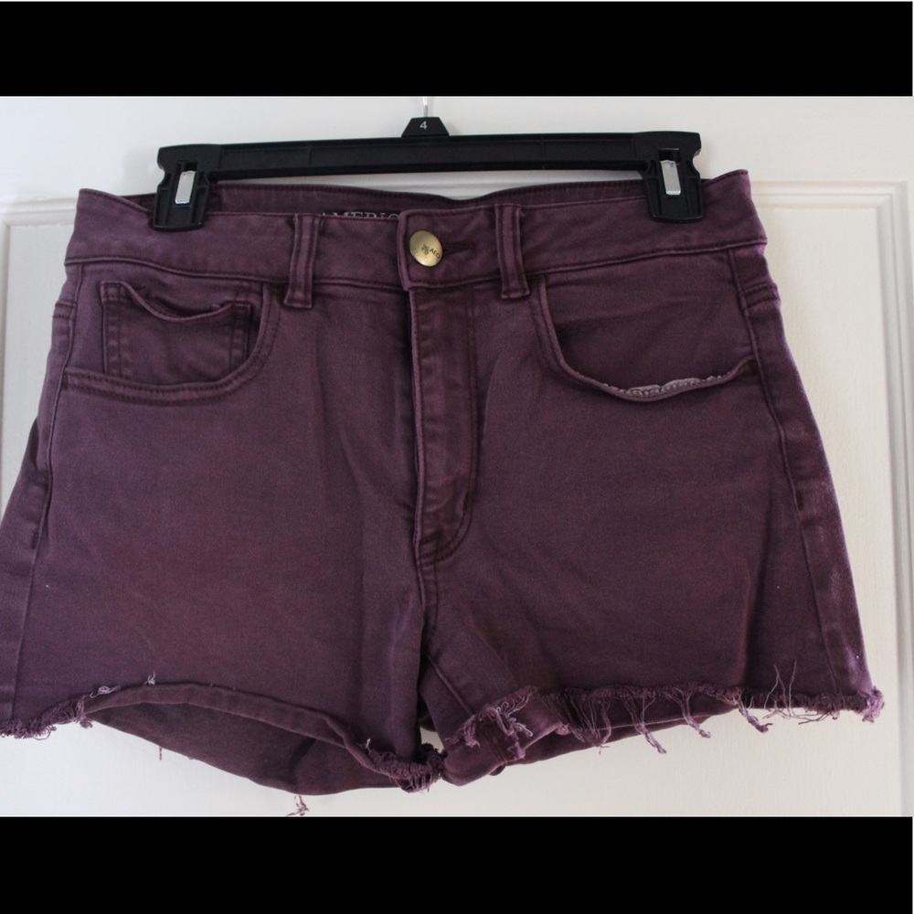 American Eagle Maroon Shorts